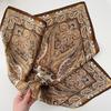 Summer 71 Small Square Scarf Thin Sunscreen Silk Scarf Women's Decorative Shirt Scarf Waist Printing Simulation Silk Scarf