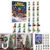 Christmas Countdown Calendar With Frog Acrylic Hanging Decorations For Holiday Room Decor