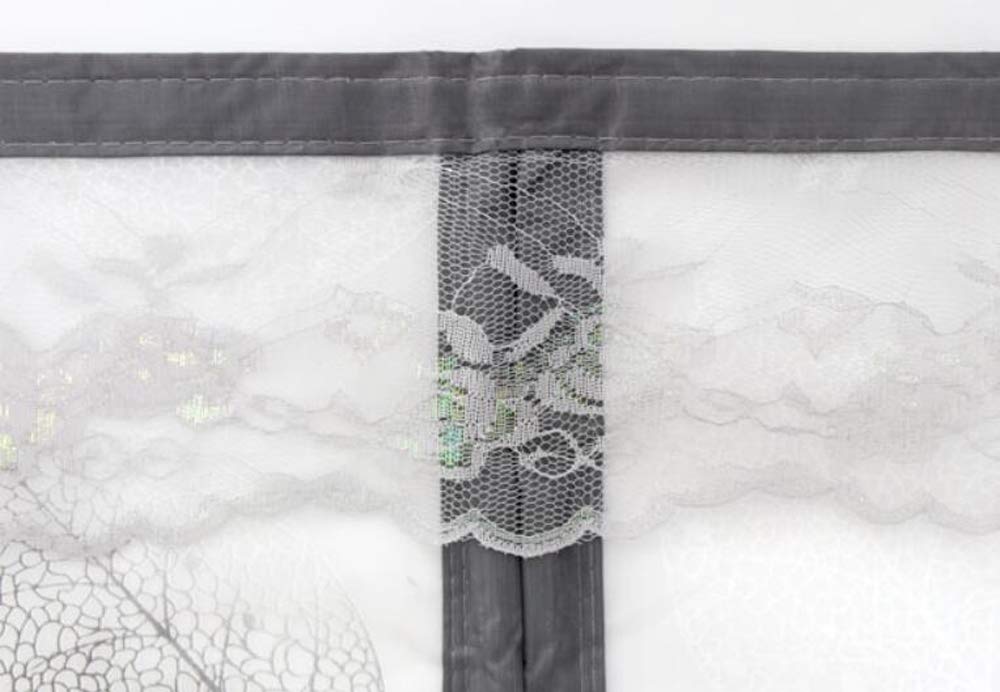 HJ HJ Room Divider Automatic Magnetic Windproof Screen Door Insect Improves Heating and Cooling Energy Easy Cold Light Beige Curtain, Curtain,