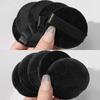 1/20pcs Black Velvet Cosmetic Puff with Box Loose Setting Powder Puffs BB Cream Foundation Powder Pad Beauty Makeup Tools