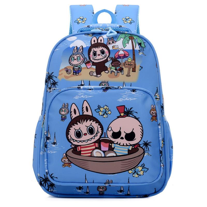 Adorable Labubu Children's Backpack In Cute Cartoon Style Perfect For School Use