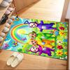 Teletubbies Rainbow Flag Square Rugs Are a Great Choice for Living Rooms, Bedrooms, Home Décor, and As Gifts.