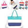 Chic Women Canvas Stripe Handbag With Premium Quality For Summer Essentials