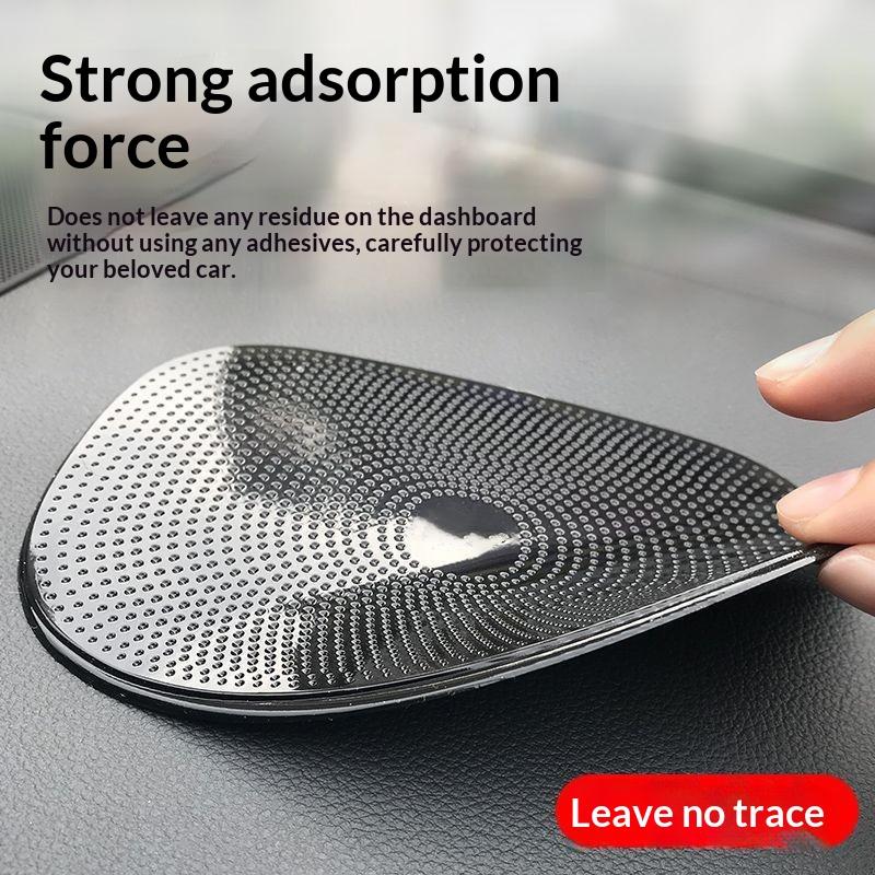 1Pcs Car Non-Slip Mat Magic Anti-Slip Slide-Proof Pad Dashboard Sticky Dash Adhesive Cell Phone Mobile Holder Black Silicone