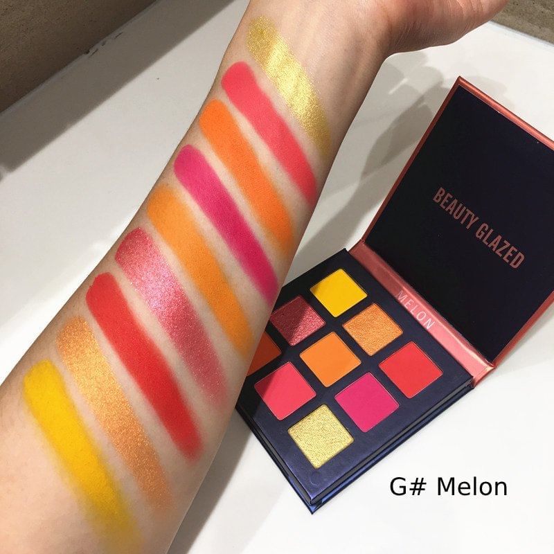 BEAUTY GLAZED - 9-Color Fruity Eyeshadow Palette - 5 Types
