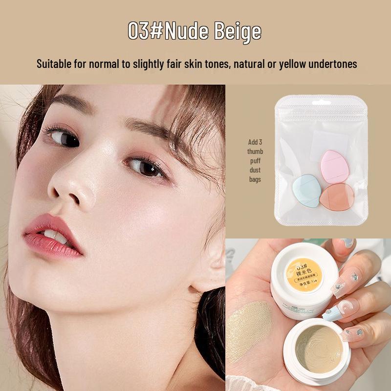 MKING PRETTY Seamless Sweat-Proof Concealer: Covers Blemishes, Acne, Dark Circles, and Tear Troughs.