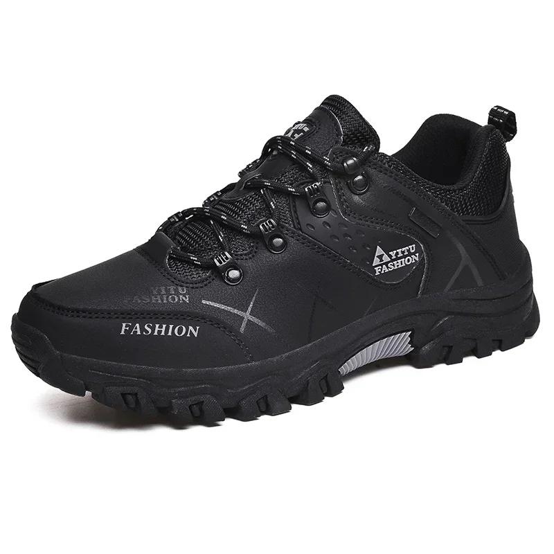 Outdoor Waterproof Camping Sport Trekking Shoes Men Big Size 47 Non-slip Hiking Casual Sneakers Male High Quality Climbing Shoes