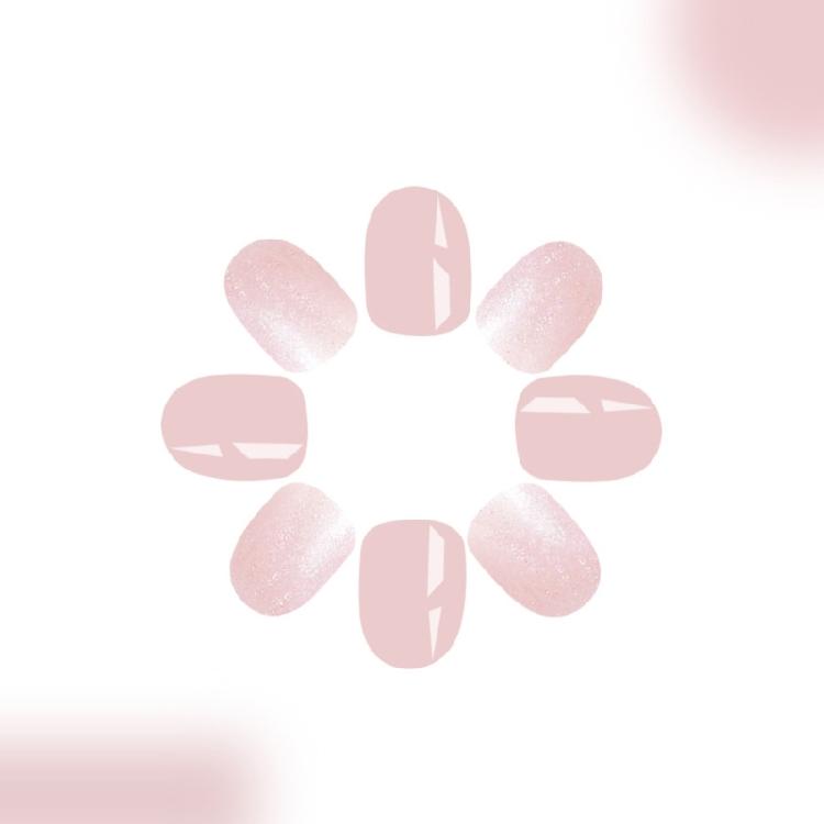 24 Pieces Almond Glitters Fingernails Acrylic Full Cover Press On Nail Artificial Nail For Quick And Stylish Manicures