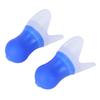 2 Stück Ohrstöpsel, wasserdicht, Geräuschreduzierung, Silikon, schützende Ohrstöpsel zum Schwimmen, Fliegen(blau