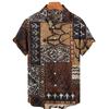 Summer Fashion 3d Print Short Sleeve Hawaiian Men's Shirts Summer Casual Tops Beach Party Vacation Shirts Outdoor Men's and Women's Shirt