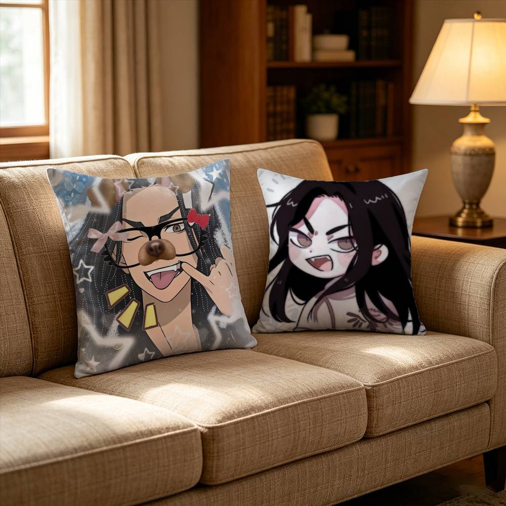 Keisuke Baji Pillow Case Pattern Printed Pillowcase For Living Room Sofa Cushion Cover