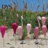 Outdoor Garden Centerpiece Flamingos Yard Decorations, Plastic Flamingo Lawn Statue with Metal Stakes, Weather Vibrant Decor Resistant Ornaments & for