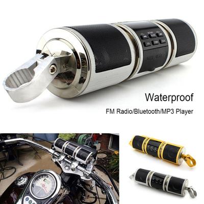 Motorcycle Bluetooth-compatible MP3 Music Player Handlebar Audio Amplifier Stereo Speaker