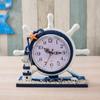 Advanced Clock Ocean Style Silent Desktop Clock Ornament Living Room Desktop Placement Clock