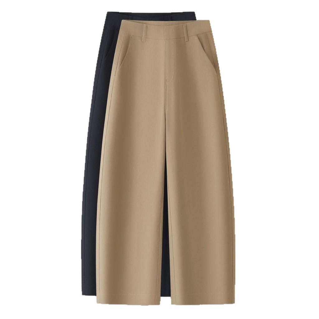 High-waisted Casual Sickle Pants Women's 1116 Summer New Loose Nine-point Straight-leg Suit Pants Slim Harlan Pants