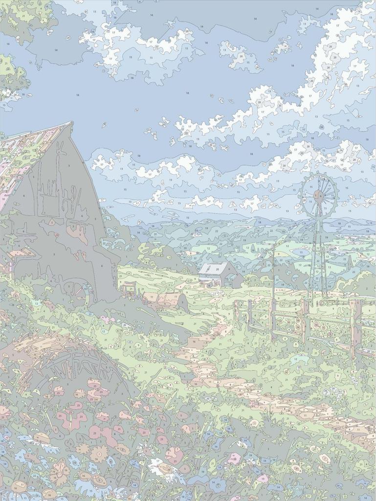 Hayao Miyazaki Summer Digital Oil DIY Painting: Healing, Stylish Living Room Decor Gift
