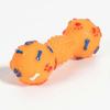 5pcs Dotted Dumbbell Shaped Pet Toys Squeeze Squeaky Faux Bone Bite Resistant Pet Dog Toys For Small Large Dogs Pets Supplies