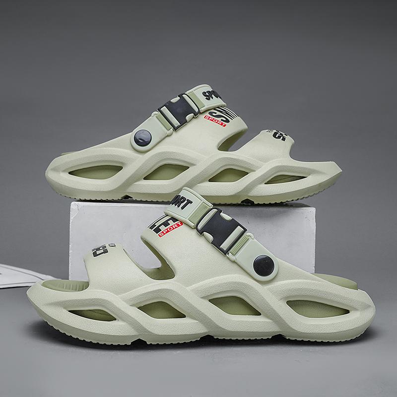 New Men's Massage Slippers Indoor Outdoor Sandals Beach Comfortable Soft Slides Clogs Casual Shoes Men Women Home Slippers