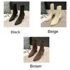 Winter New Women'S Pointed Fashion Slimming Socks And Boots Casual Fashion Thick High Heels Women'S Boots