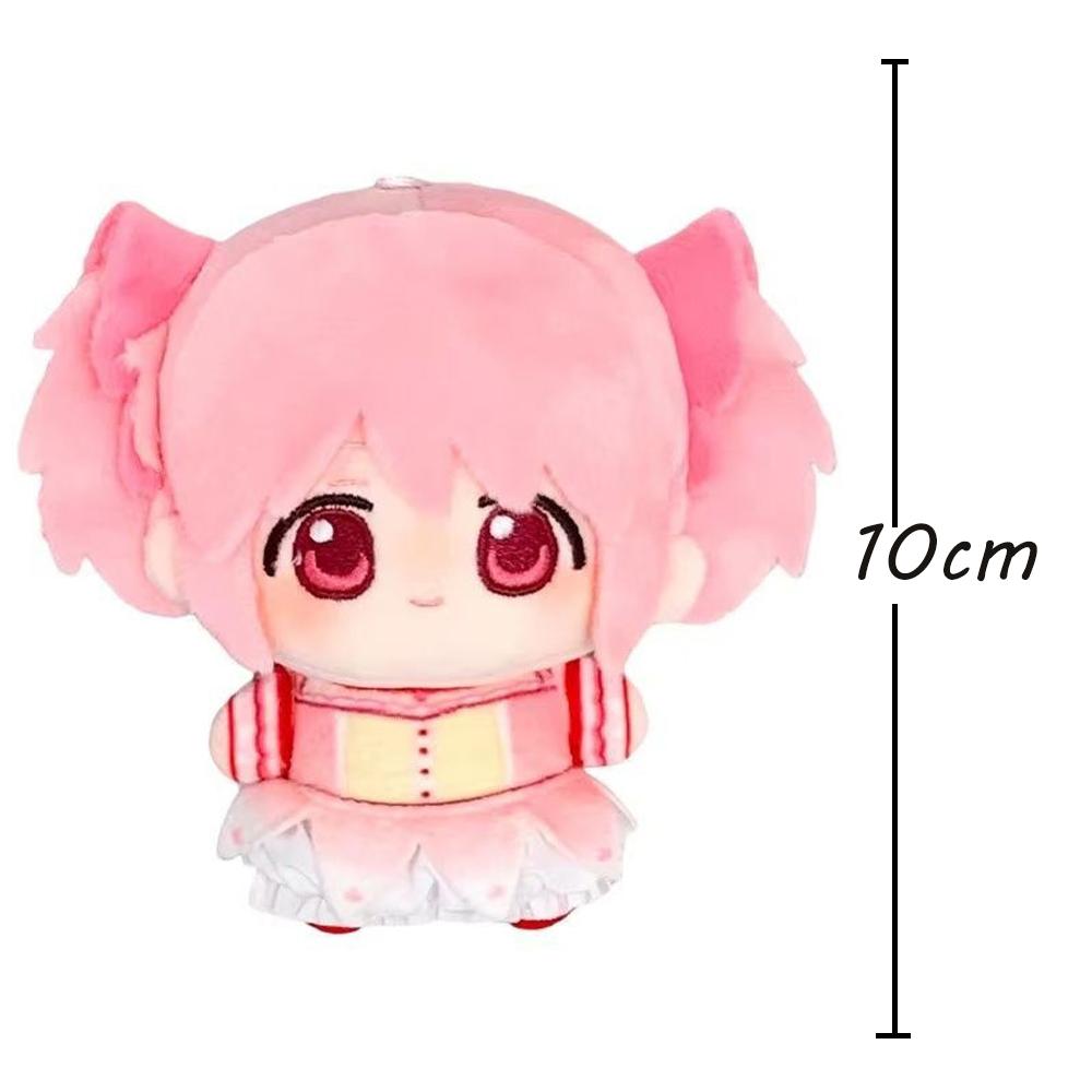 Anime Magical Girl Plush Toy Kaname Madoka Plushies Akemi Homura Doll Soft Stuffed Pendant Backpack Keychain Birthday Gift