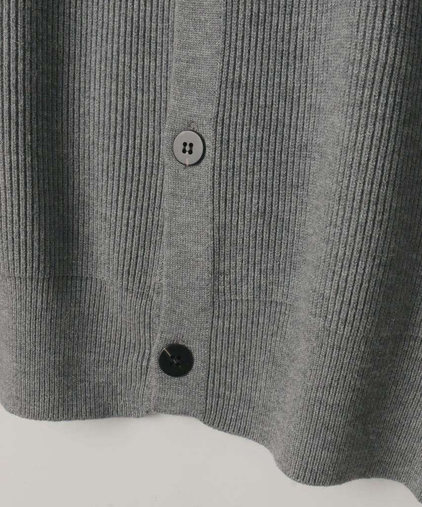 Indust Essential Round Knit Cardigan_Gray