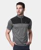 EXTRASPORTY Coolshare Men'S Cool Short Sleeve Zip-Up T-Shirt 4 Colors