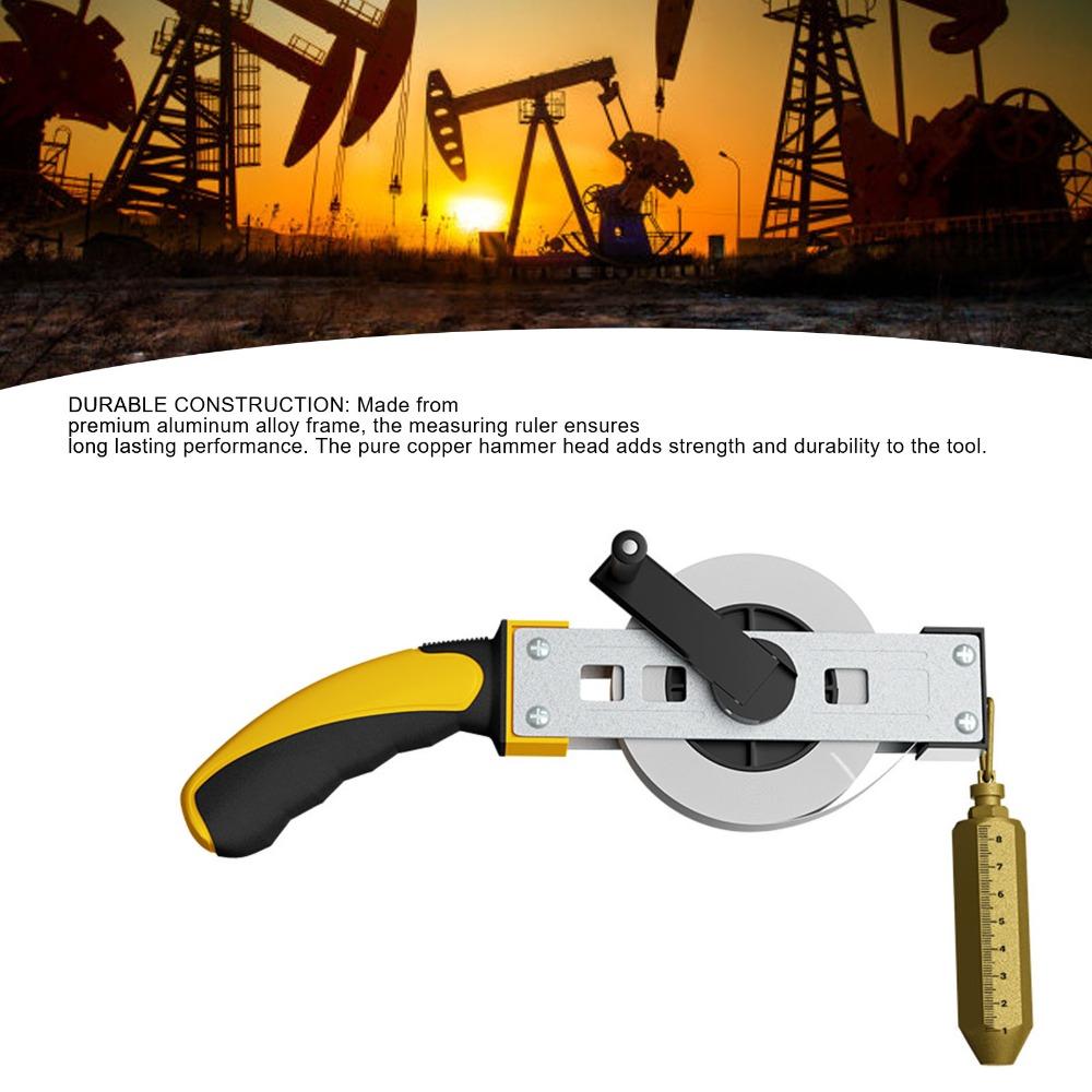 Plated Tape Oil Tank Gauging Tape Clear Scales Measuring Ruler Accurate Oil Gauging Tape Oil Tanks