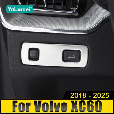 For Volvo XC60 XC90 XC40 S90 V90 2018 2019 2020 2021 2022 2023 2024 2025 Car Headlight Switch Sequin Headlight Adjust Cover Trim