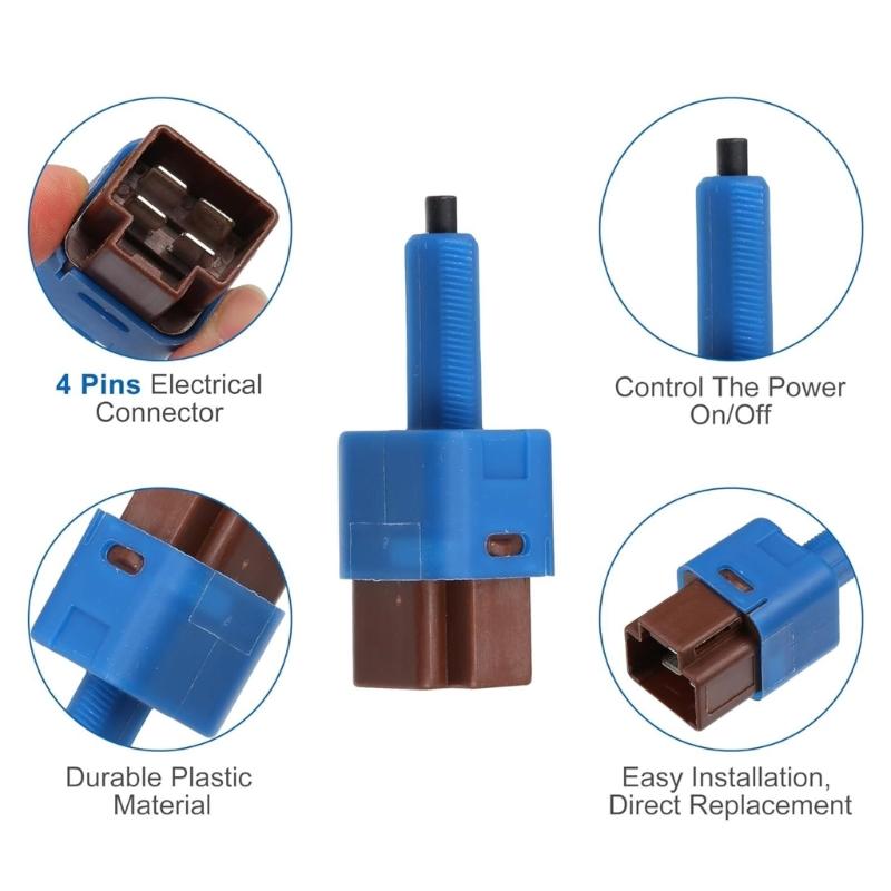 Automotive Brake Light Switches Designed For 50000 Cycles Ensuring Longevity And Reliability Featuring Simple Installation 201-1962 1S7114 SLS540