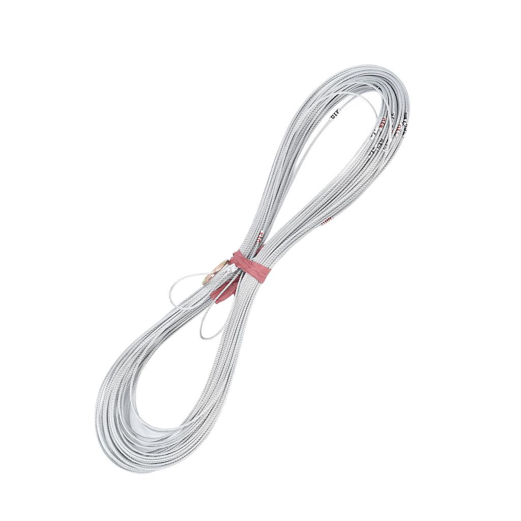 50m Poço Medindo Corda Escalas Transparentes Não Encolhimento Portátil Fio De Aço Medida Corda para Constru