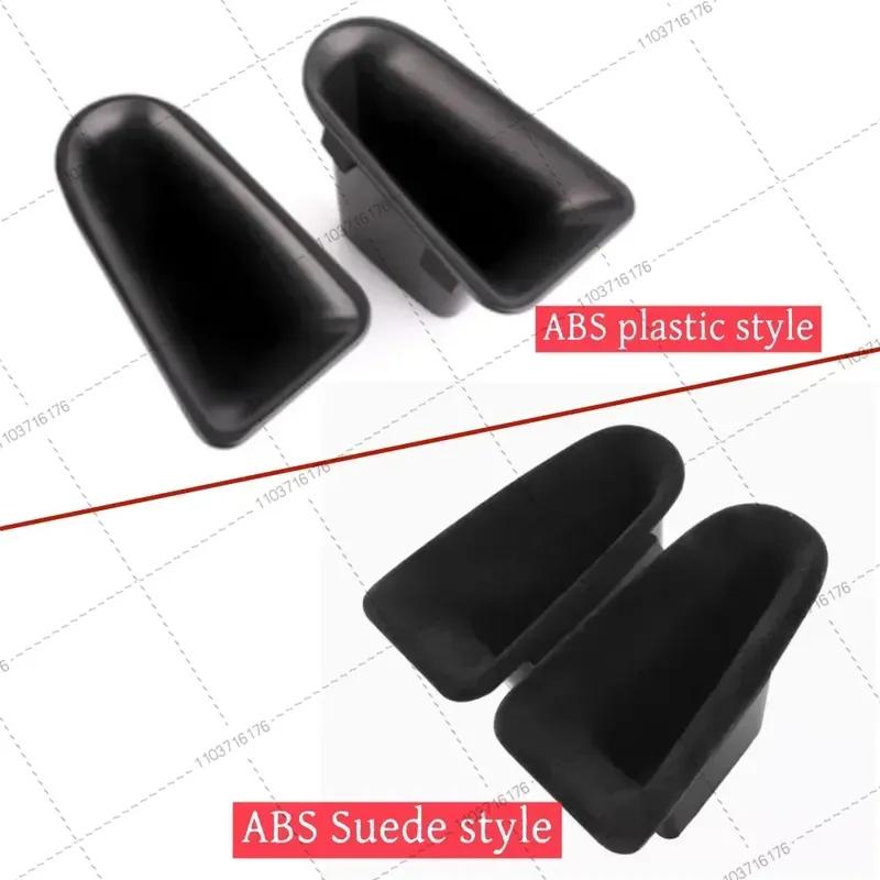 For Mercedes Benz A CLA Class W177 C118 A200 -24 Black ABS Car Door Handle Storage Box Container Organizer Tray Holder Trim