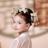 Flower Ancient Hair Stick Sets Chinese Style Earrings Hairpin Set Bridal Headwear  Jewelry