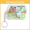 Cute Capybara Bear Cartoon Printed Steering Wheel Challenge Game Console Pendant For Gift And Play