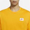 Nike T Shirts Men's Gold Crew Neck Moderate Straight Fit (Unisex) T-Shirts DJ1394 739