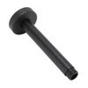 Shower Head Extension Arm Wall Mount Stainless Steel Black Matte Easy Install Shower Pipe Extender