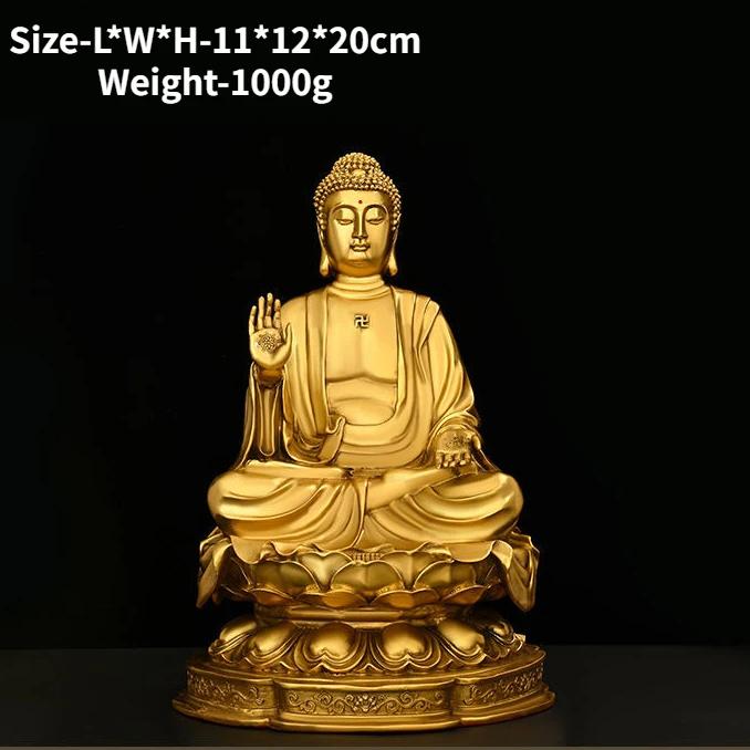 

Храм Будды Небесного Будды Украшения Чистая Медь Сидящий Лотос Шакьямуни Домашний Меблированный Будда