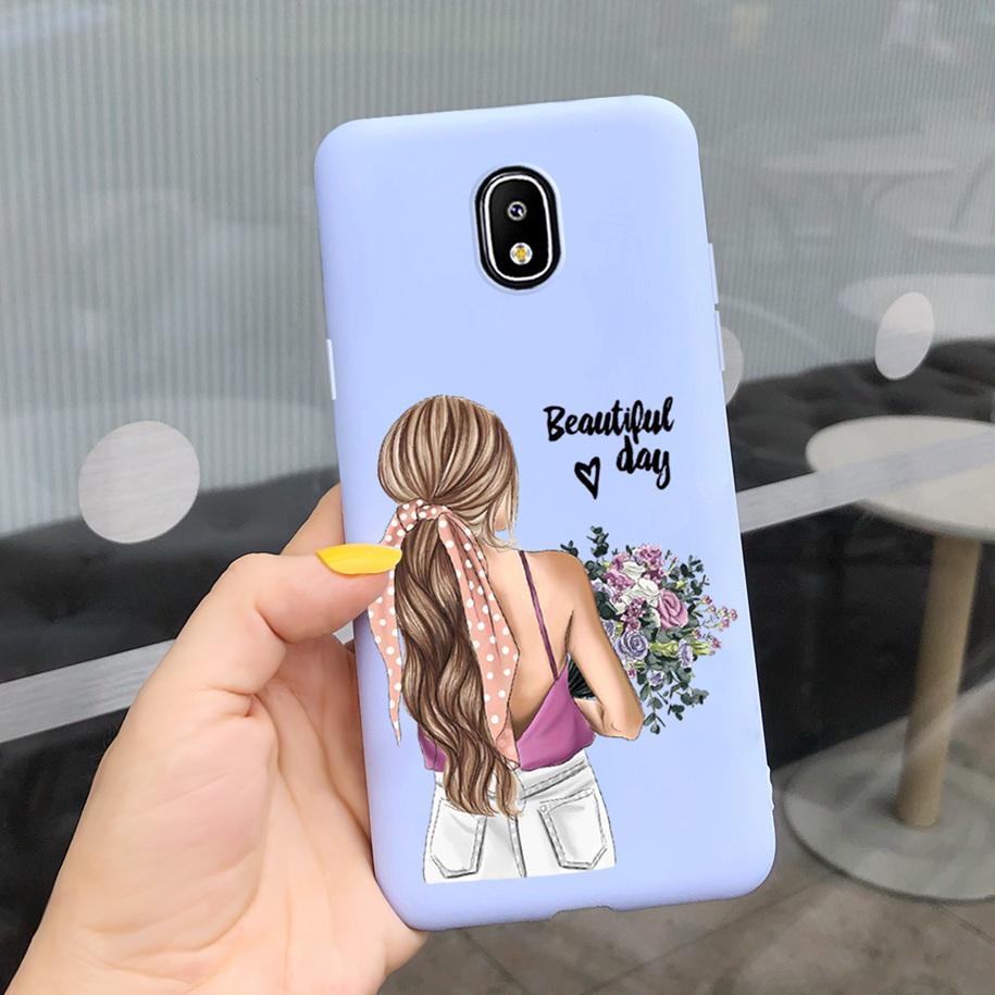 For Samsung Galaxy J5 2017 J530 SM-J530F Case Cute Cartoon Cats Unicorn Butterfly Bee Soft Cover for Samsung J5 2017 J530F Funda