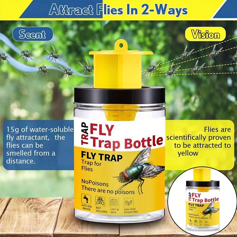 Neue Outdoor Fliegenkiller Flasche Effektive Fliegenfalle für den Außenbereich