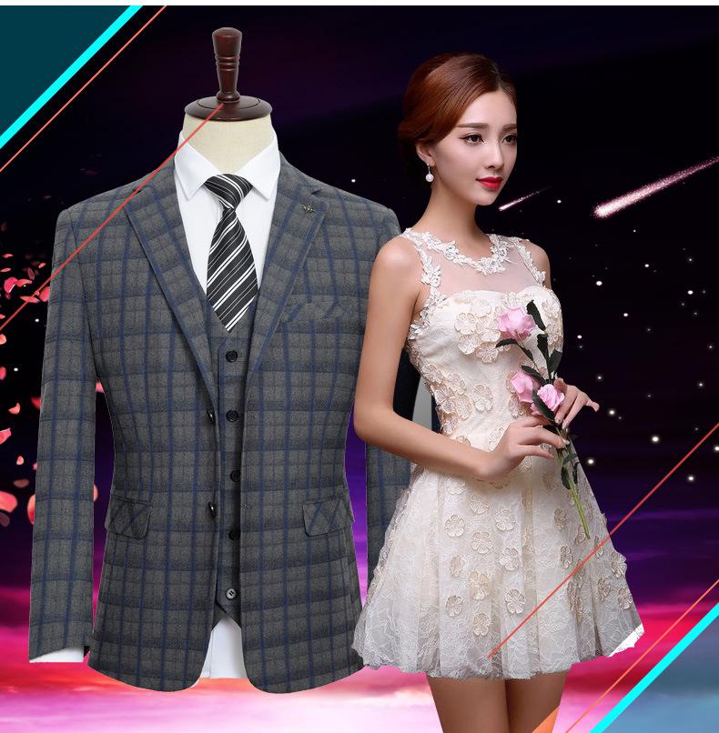 Men's Plus-Size Casual Business Suit - Autumn/Winter Korean Style