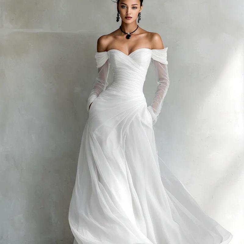 European Style Elegant Maxi Dress Party Wear S