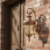 Weatherproof Outdoor Wall Sconce with Glass Shade Farmhouse Lantern