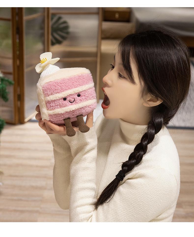 JC Cupcake Barcelona Bear Doll: Magnolia Latte Cake Plush Toy, Perfect Girls' Birthday Gift