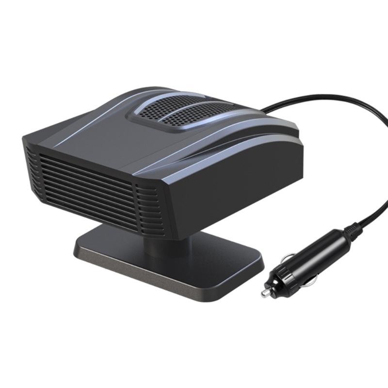 Car Defroster Demister 12V/24V Electric Heater Fan Self Adhesive Windshield Defogger Car Accessories Angle Adjustable