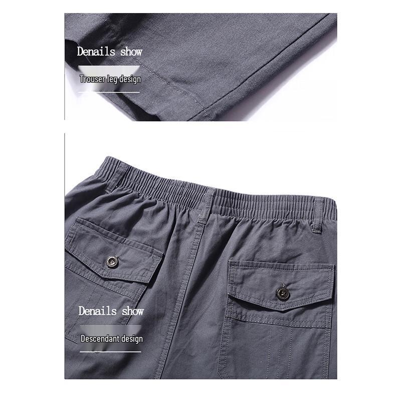 JEEP SPIRIT Men's Casual Straight-Leg Trousers