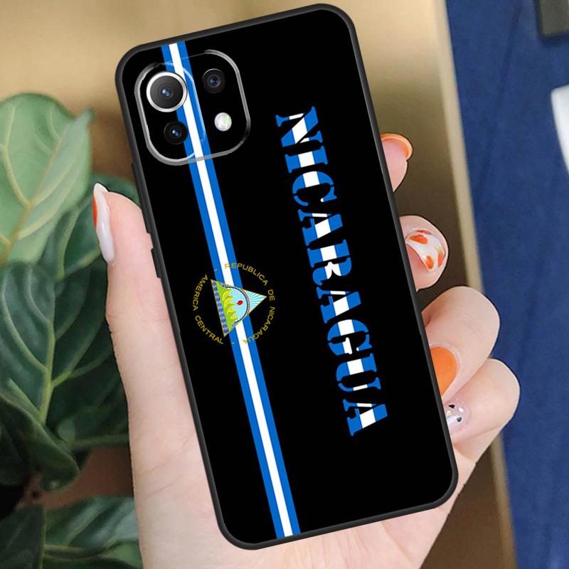 Nicaragua Flag Case For Xiaomi 15 14 Ultra 13T 14T 15T Pro 17 Pro Max POCO F8 F7 F5 F6 X5 X6 X7 Pro Coque
