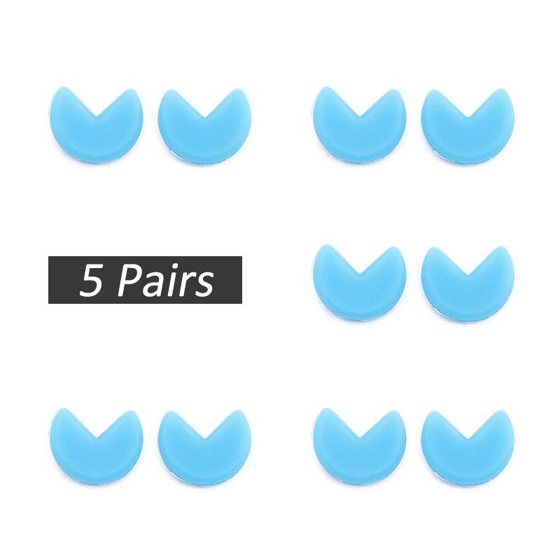 5 Pairs / Package Silicone Anti-slip Holder for Glasses Accessories Ear Hook Sports Eyeglass Temple Tip Stoppers Eyewear Hook