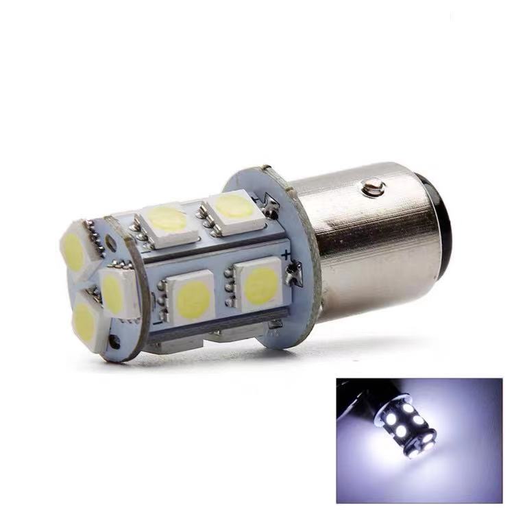Highlight Led Car Light LED Reverse Brake Turn signal 1156 BA15S P21W 1157 BAY15D P21/5W  13SMD 12V-24V