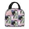 Cute Audrey Hepburn Insulated Lunch Bag for Women Office Cooler Thermal Food Box Tote Portable Lunch Boxes Container
