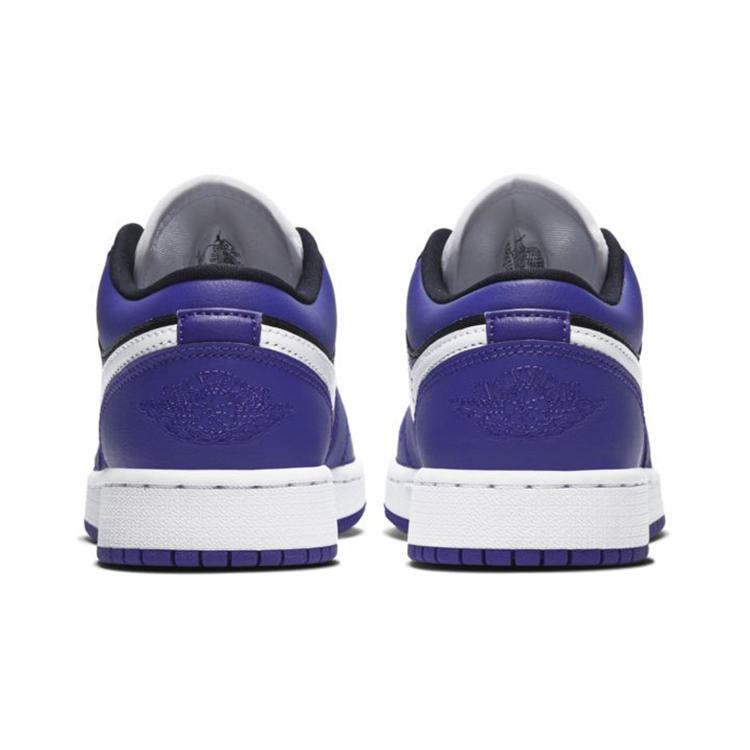 Jordan 1 Low Court Purple Black GS 553560-501