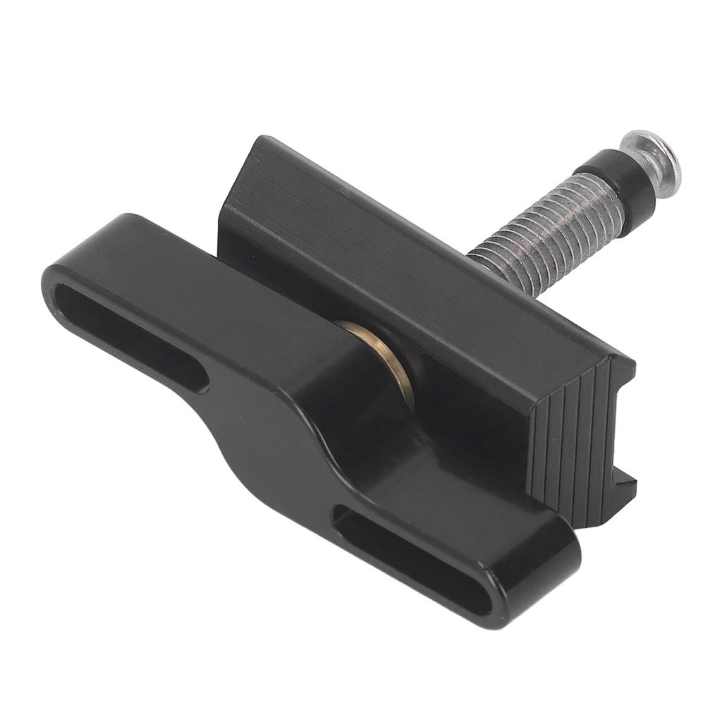 Klapprad Scharnierklemme Aluminiumlegierung Klapp C-Schnalle Reparaturteile Schwarz eloxiert